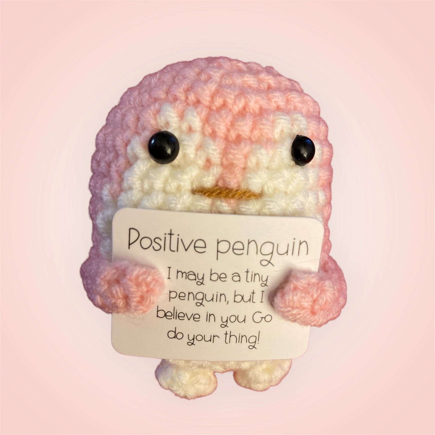 Positive Pink Penguin Pal