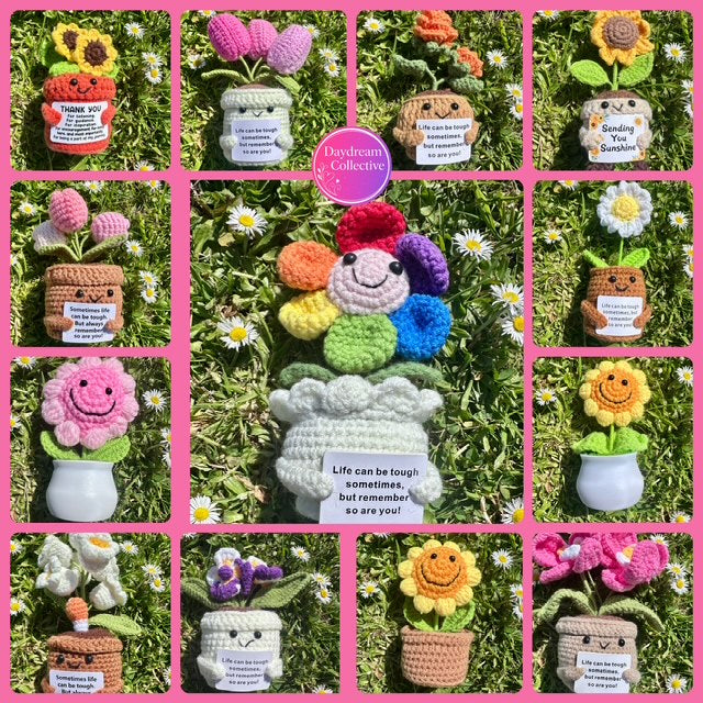 Crochet Flower Pots